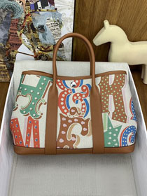Hermes original canvas medium garden party 30 bag HG0030 brown