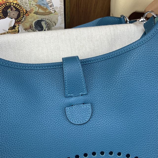 Hermes original togo leather evelyne pm shoulder bag E29 colvert 