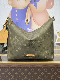 Louis vuitton monogram canvas vagabond hobo bag M27181 green