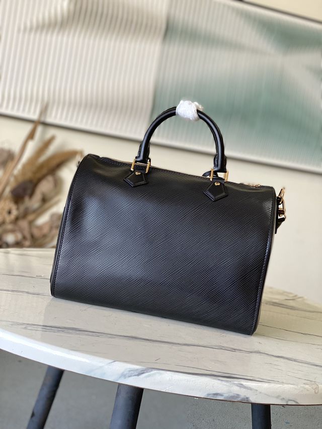 Louis vuitton original epi leather soft speedy 30 M25671 black