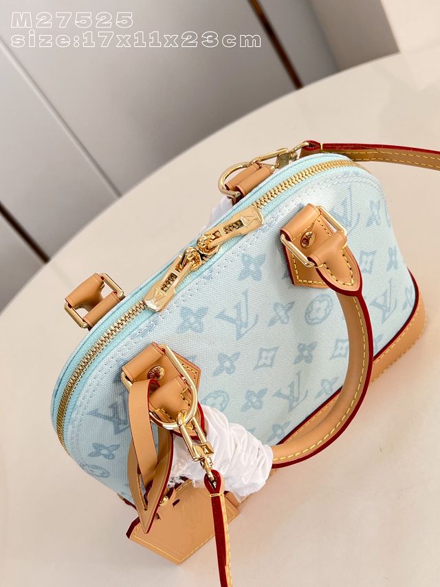 Louis vuitton original monogram canvas alma BB M27526 blue