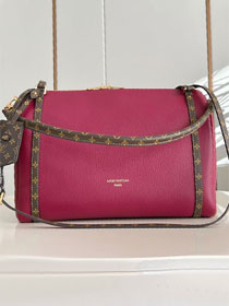 Louis vuitton original calfskin express travel MM M27689 carmin