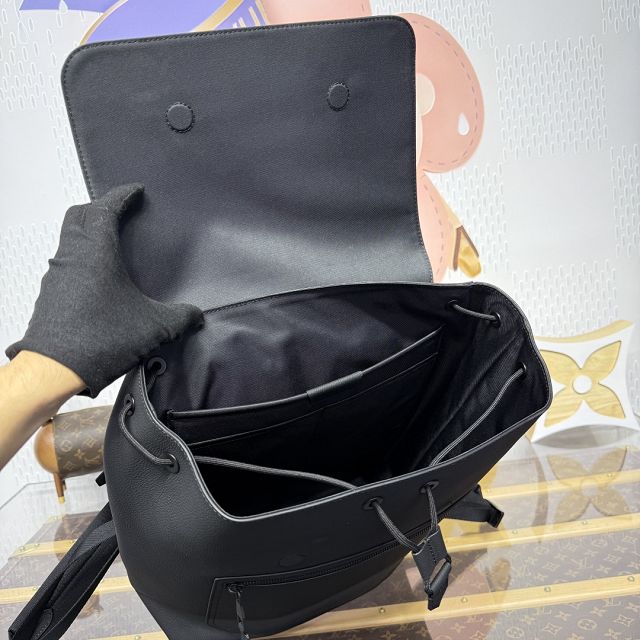 Louis vuitton original calfskin fastline backpack M15262 black