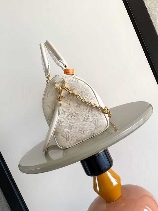 Louis vuitton original calfskin speedy 25 M26690 creme