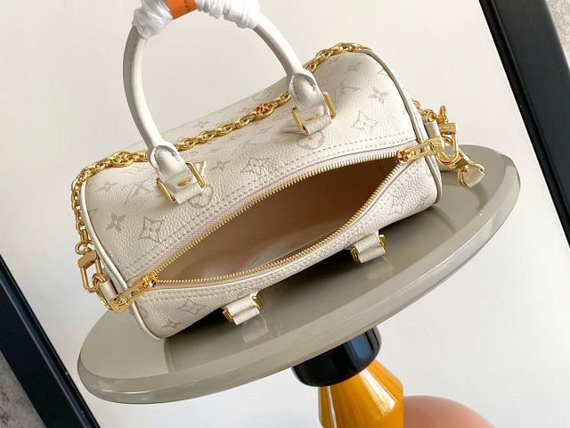 Louis vuitton original calfskin speedy 25 M26690 creme