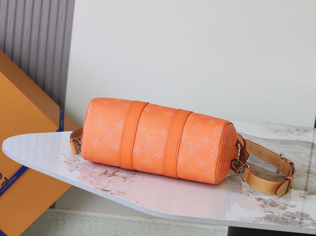 Louis vuitton original monogram canvas keepall 25 M26818 orange