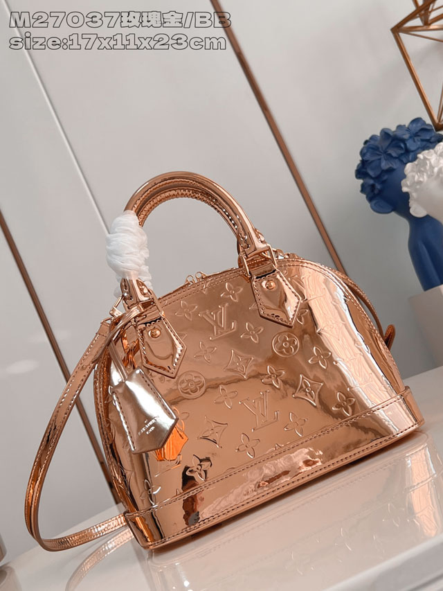 Louis vuitton original monogram miroir canvas alma BB M27037 copper