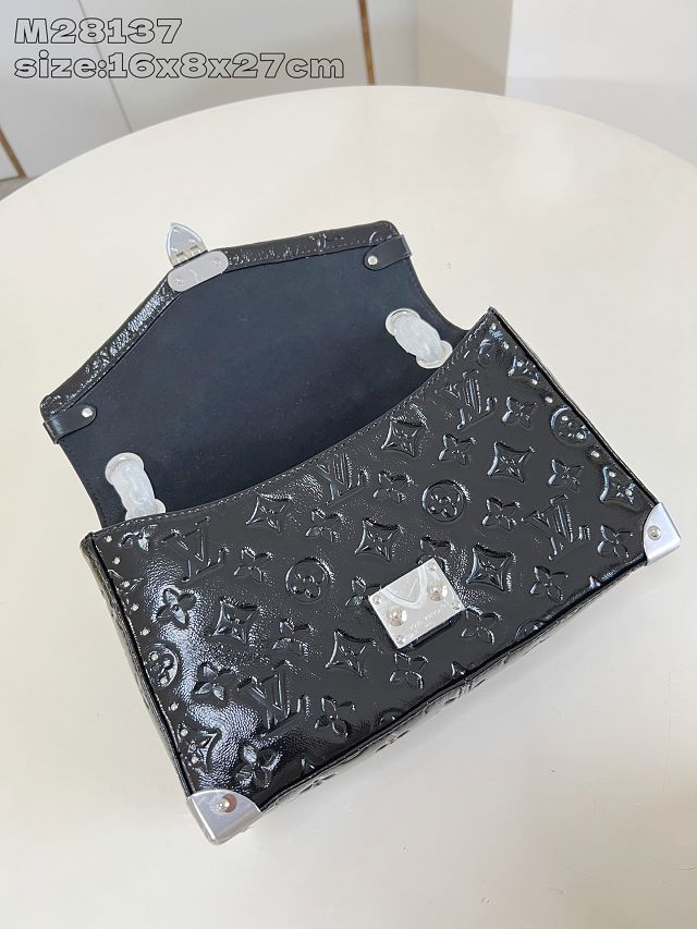 Louis vuitton original calfskin trunkie handbag M28137 black