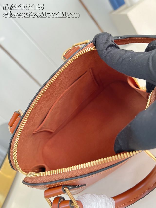 Louis vuitton original epi leather alma BB M24645 caramel