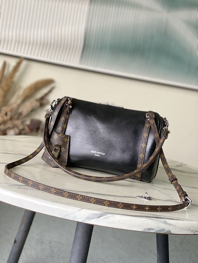 Louis vuitton original shiny calfskin express travel pm M27920 black