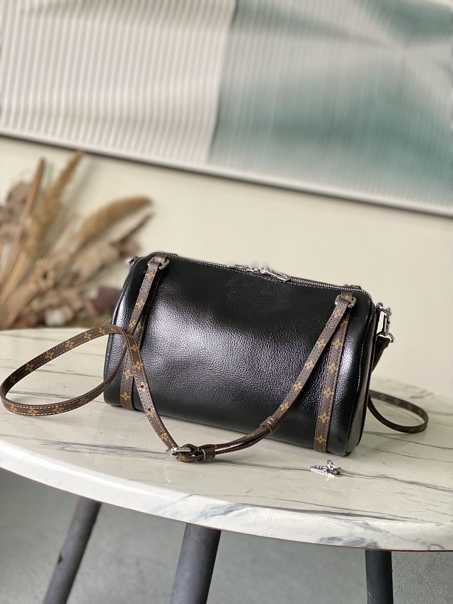 Louis vuitton original shiny calfskin express travel pm M27920 black