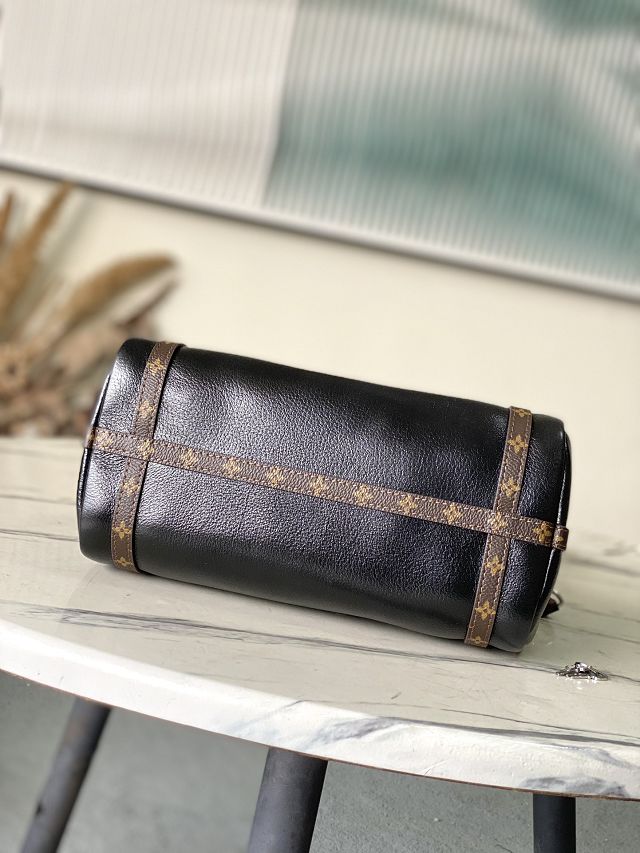 Louis vuitton original shiny calfskin express travel pm M27920 black