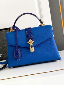 Louis vuitton original calfskin rose des vents pm handbag m86012 blue