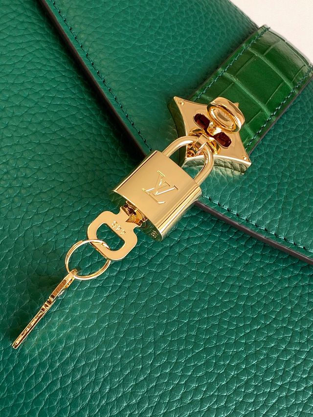 Louis vuitton original calfskin rose des vents pm handbag m86012 green