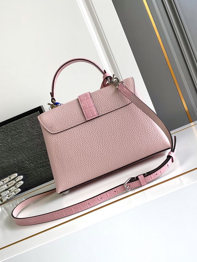 Louis vuitton original calfskin rose des vents pm handbag m86012 pink