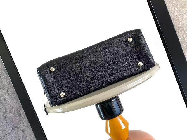 Louis vuitton original mahina leather boundless handbag M13179 black