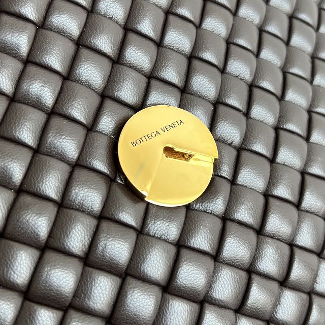 BV original lambskin patti top handle bag 776783 fondant