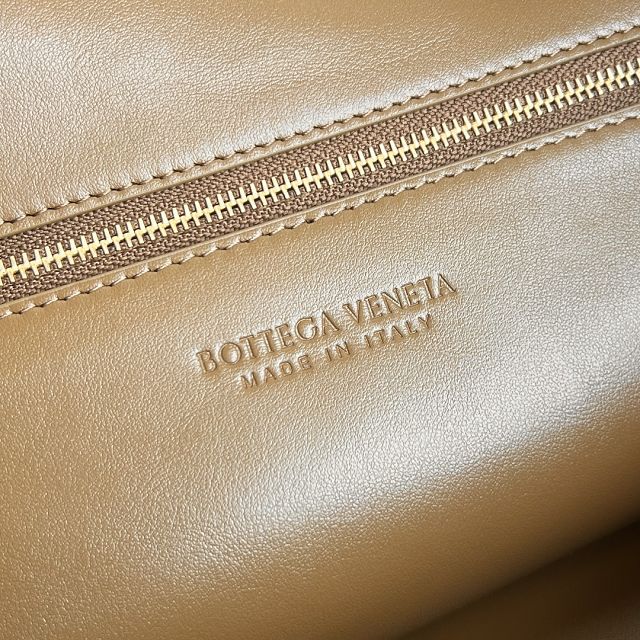 BV original suede calfskin large hop bag 803976 brown