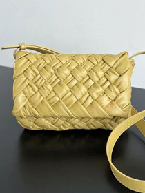 BV original calfskin small shoulder bag 787113 yellow