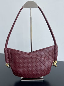 BV original lambskin baby solstice bag 796378 barolo