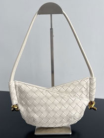 BV original lambskin baby solstice bag 796378 sea salt