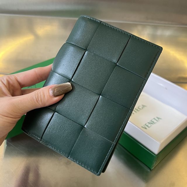 BV original lambskin cassette passport 777046 