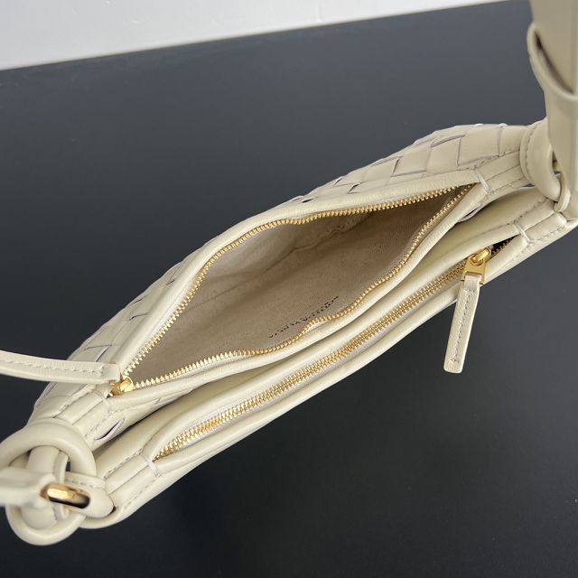 BV original lambskin gemelli bag 796638 white