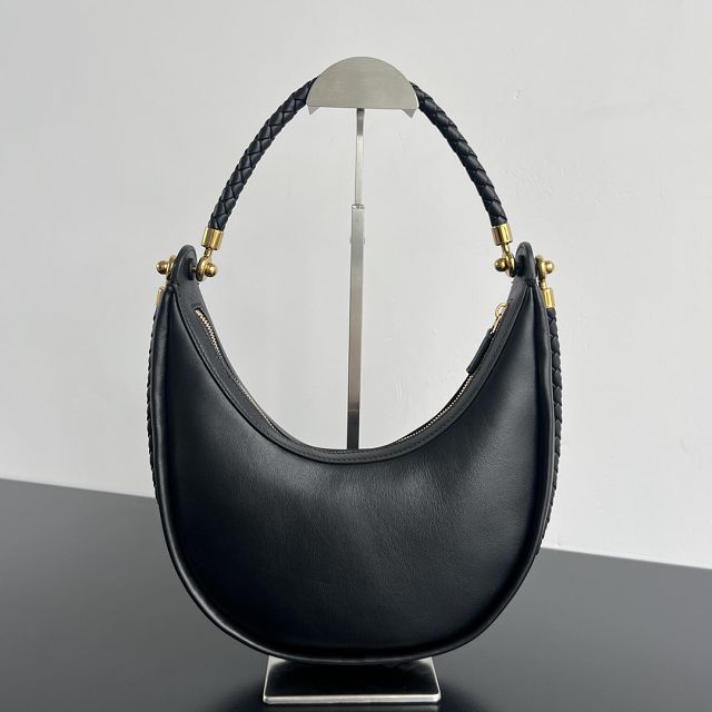 BV original lambskin moon bag 794902 black