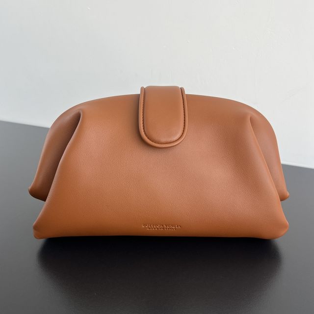 BV original calfskin medium pouch 796564 brown