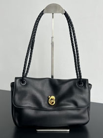 BV original lambskin madison shoulder bag 836296 black