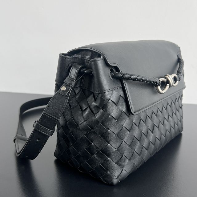 BV original calfskin small andiamo messenger bag 815781 black