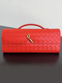 BV original lambskin andiamo long clutch 741511 cherry tomato