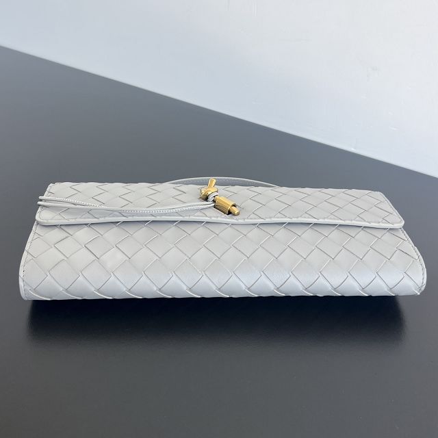 BV original lambskin andiamo long clutch 741511 sterling