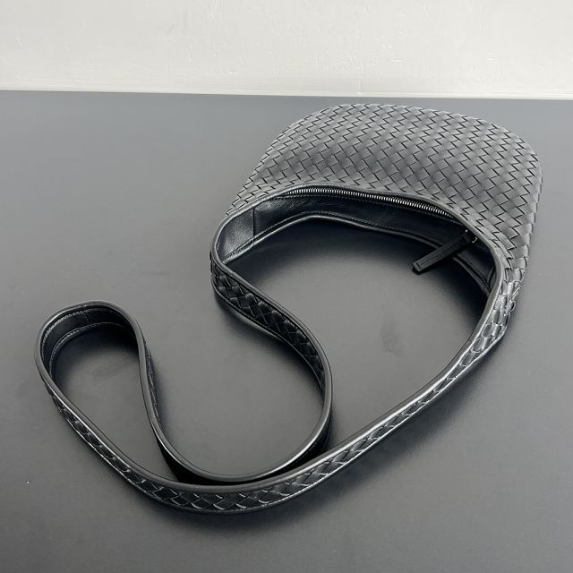 BV original lambskin small veneto cross-body bag 836918 black