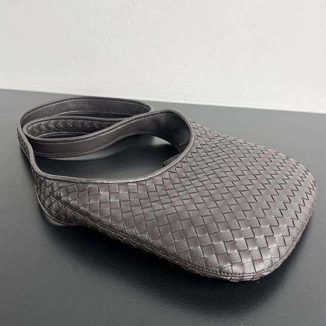 BV original lambskin small veneto cross-body bag 836918 fondant