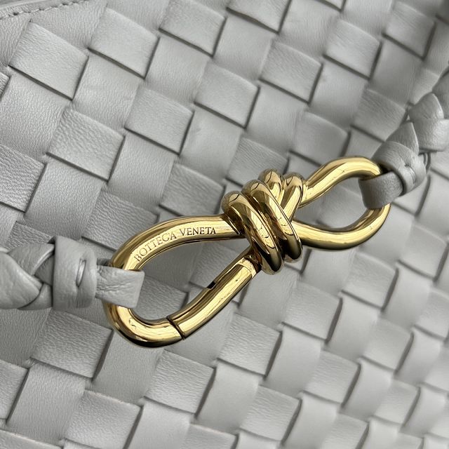 BV original lambskin small andiamo 743568 agate grey