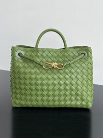 BV original lambskin small andiamo 743568 matcha
