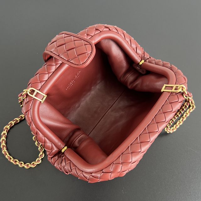 BV original lambskin small lauren 1980 clutch 804038 sapele