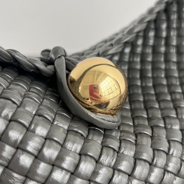 BV original calfskin tosca baci hobo bag 826196 graphite