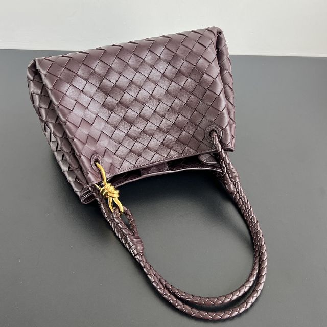 BV original lambskin medium parachute shoulder bag 835921 barolo