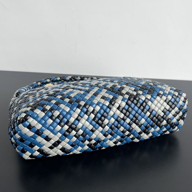 BV original calfskin medium tosca shoulder bag 777574 blue