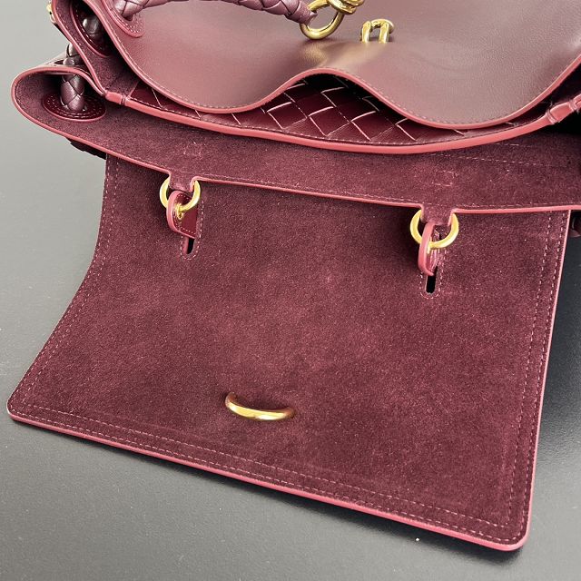 BV original calfskin medium ciao ciao bag 817231 barolo