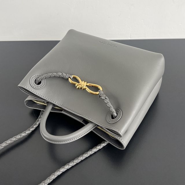 BV original calfskin small andiamo bag 810213 grey