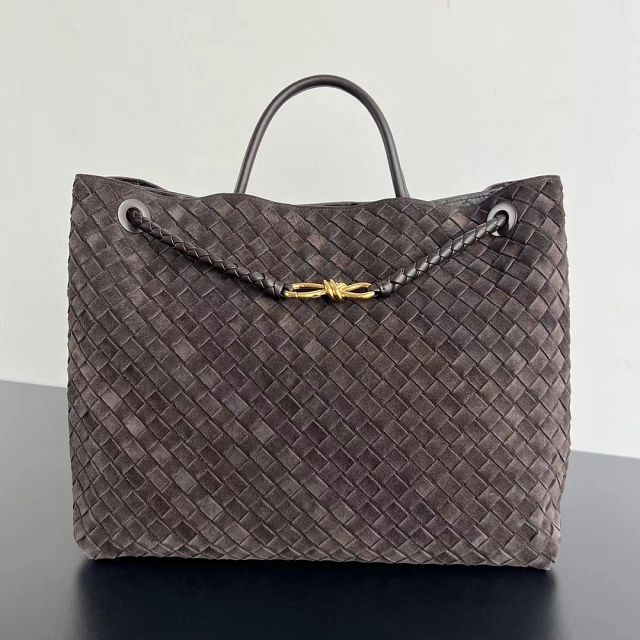 BV original suede large andiamo 743575 fondant