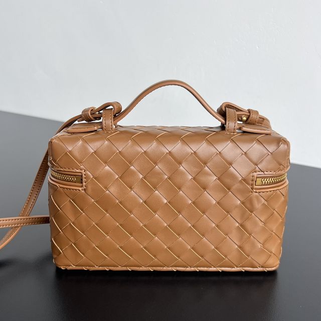 BV original calfskin bang bang vanity case 789109 chestnut