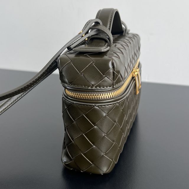 BV original calfskin bang bang vanity case 789109 khaki