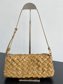 BV original calfskin cha-cha shoulder bag 785780 dark praline