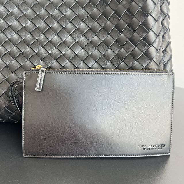 BV original lambskin large campana bag 844250 black