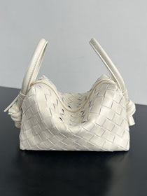 BV original lambskin loop top handle bag 796615 sea salt