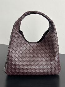 BV original lambskin medium campana bag 844249 dark barolo